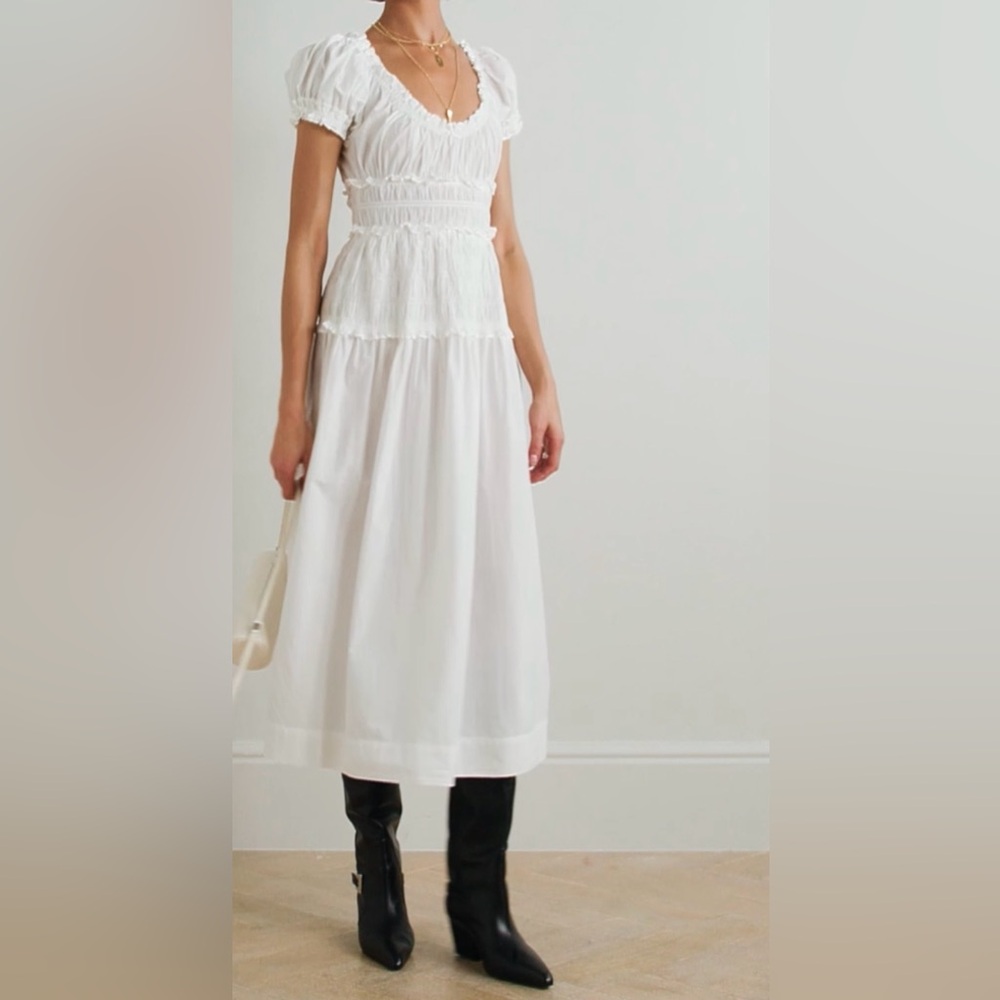 DOEN Leanne White Maxi Dress